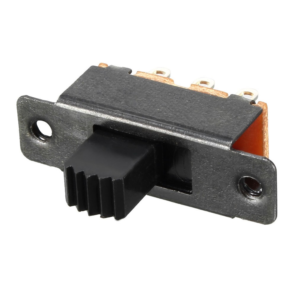 15pcs. 7mm Vertical Slide Switch DPDT 6 Terminals PCB Panel Hitch