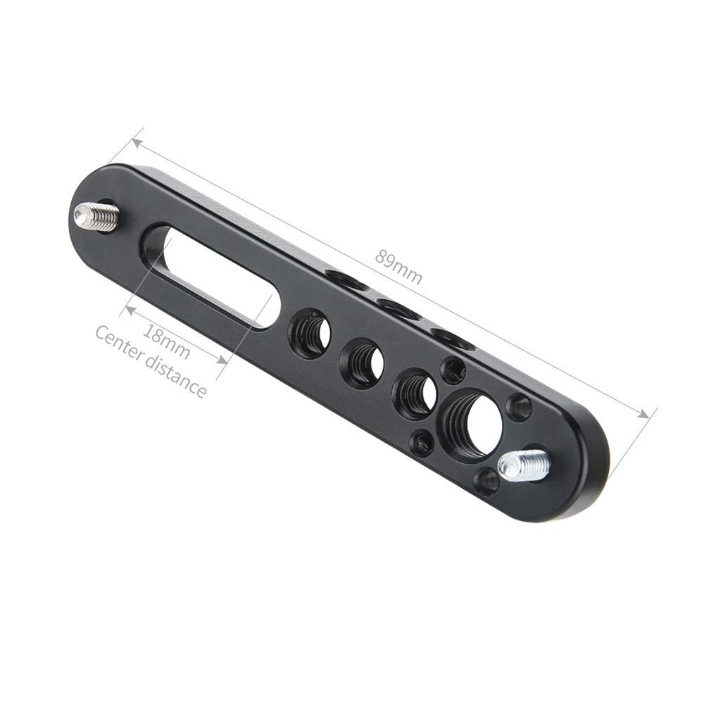 Multi-Functional Mounting Cheese Plate Bar with 1/4'' 3/8'' Threads