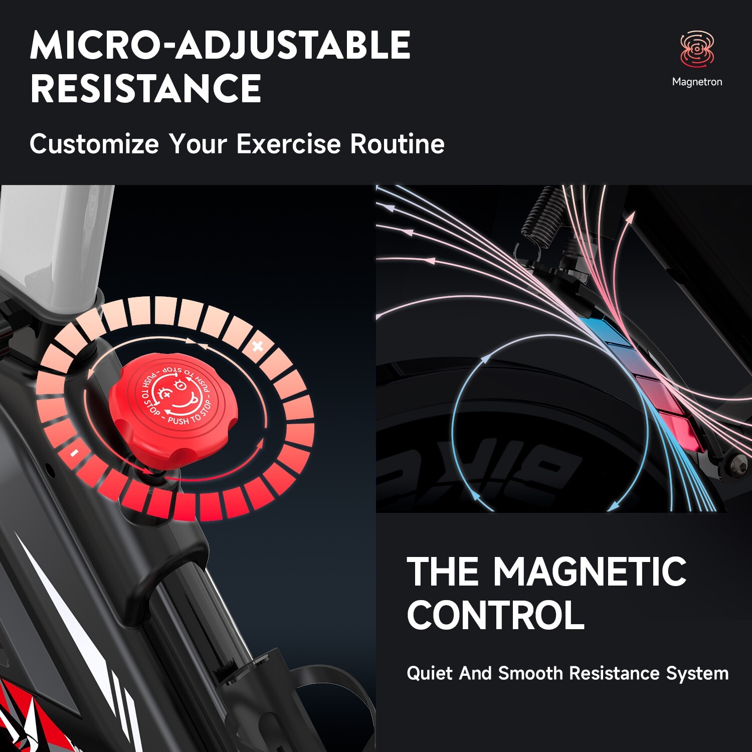 Indoor Pro Exercise Bike Stationary Bike Bicycle Cycling Home Cardio Gym Workout