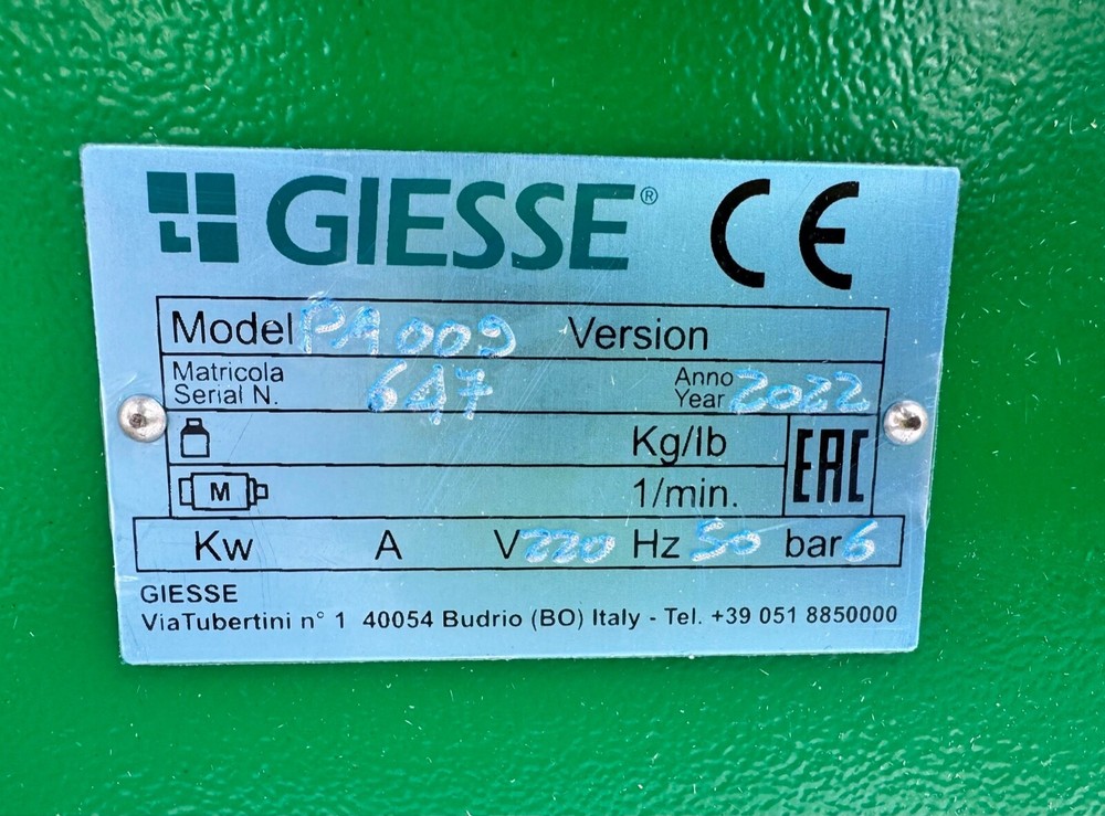 Giesse PA009 Punching Machine Semi Automatic