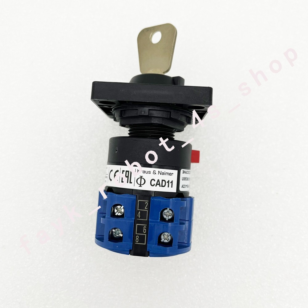 Multiple gears Switch selector with key For ABB Robot IRC5 control cabinet parts