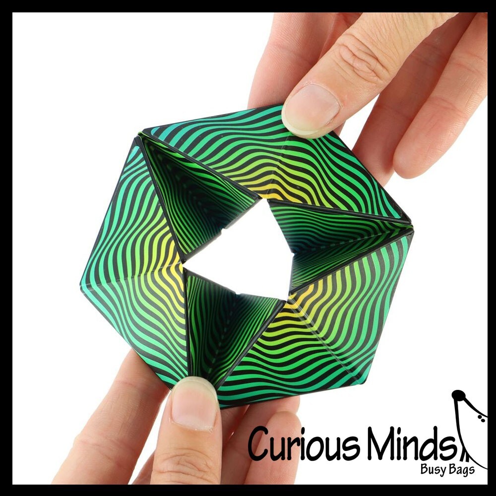 Infinity Flip and Fold Optical Illusion Fidget - Magic Endless Folding Fidget To