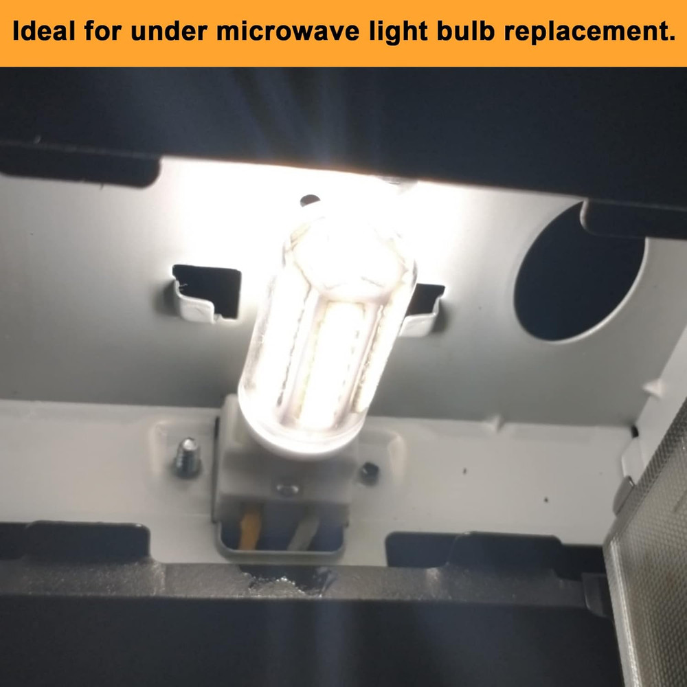 G8 Led Bulb Dimmable Under Microwave Light Bulb 50W Halogen Replacement for GE S
