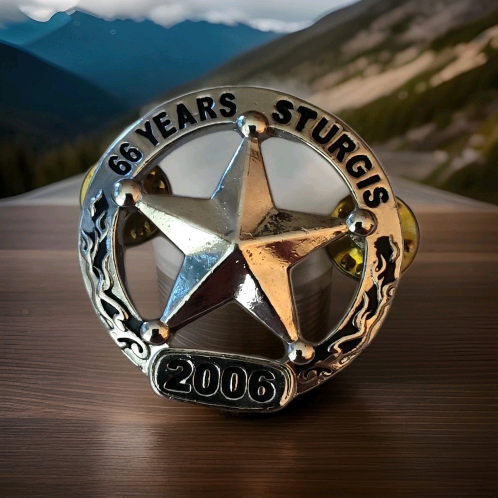 66 Years Sturgis 2006 Jacket Pin D3