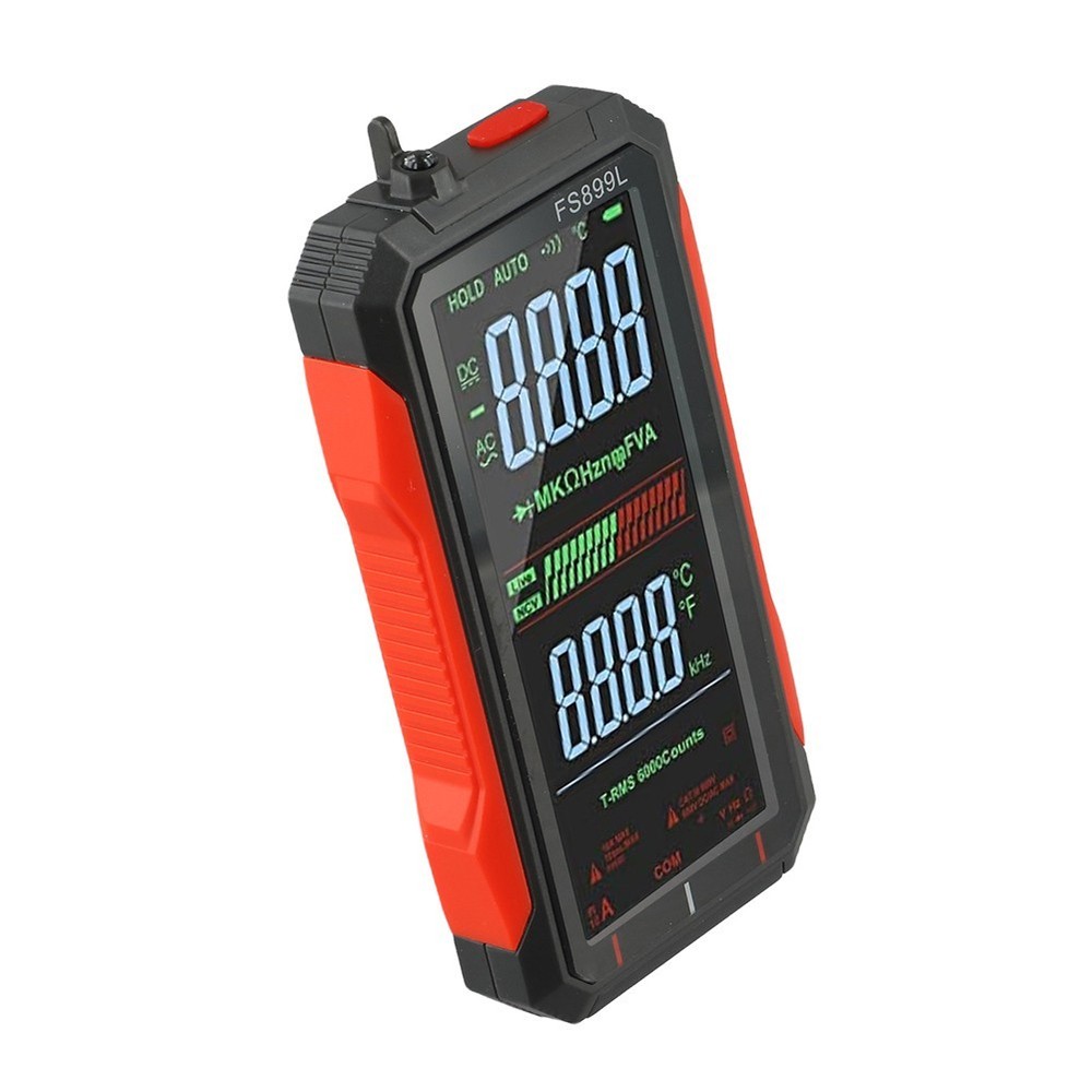 FS899L 6000-Count Multimeter USB Rechargeable Compact Smartphone Style