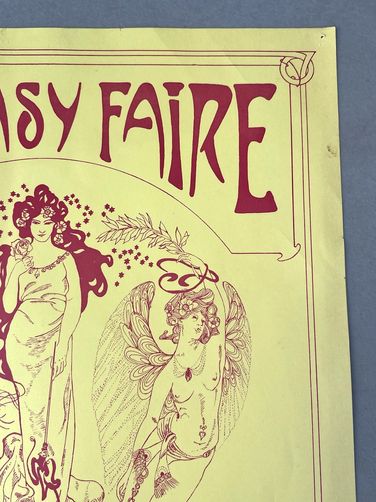 1967 Fantasy Faire and Magic Music Festival Original Concert Poster The Doors