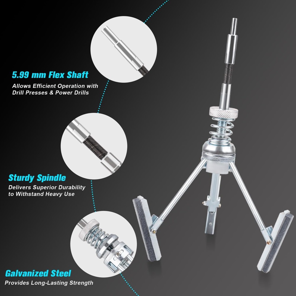 7PCS Engine Cylinder Hone Tool Set with Box, Adjustable Engine Cylinder Hone ...