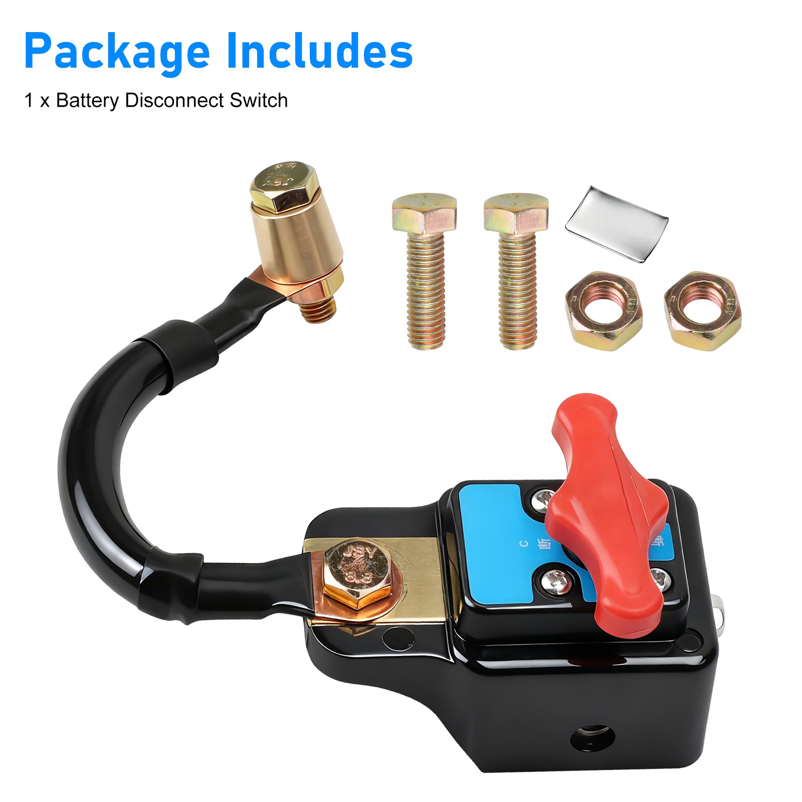 Universal Battery Disconnect Switch 12V 24V Power Cut Off Rotary Isolator Car RV