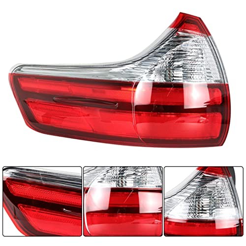 1-Pack Rear Left Tail Light Assembly Replacement for Sienna