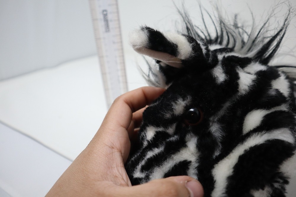 Folkmanis 14" Zebra Stage Puppet Hand Puppet