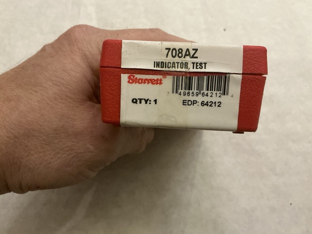 Starrett 708A Dial Test Indicator with Dovetail Mount .010" Range