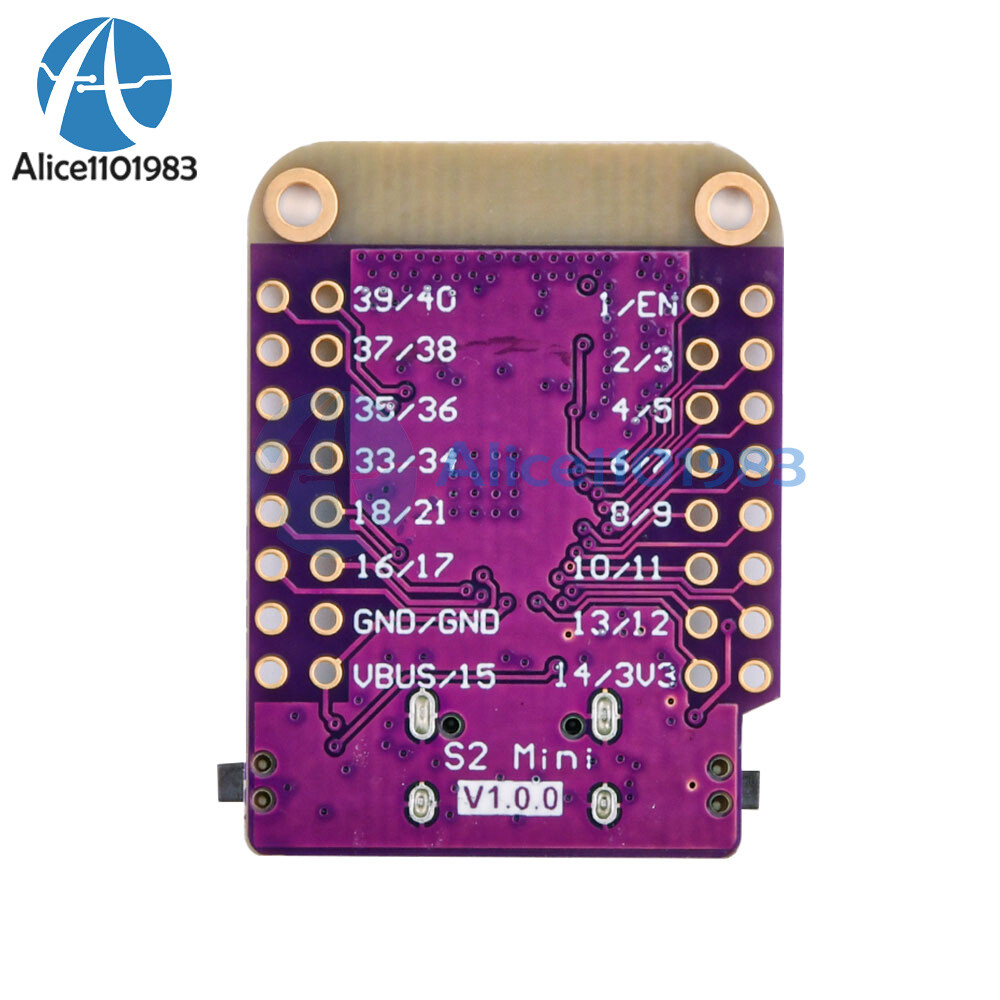 1-10PCS S2 Mini TYPE-C ESP32 4MB WIFI Module Internet Development Board DC3.3V