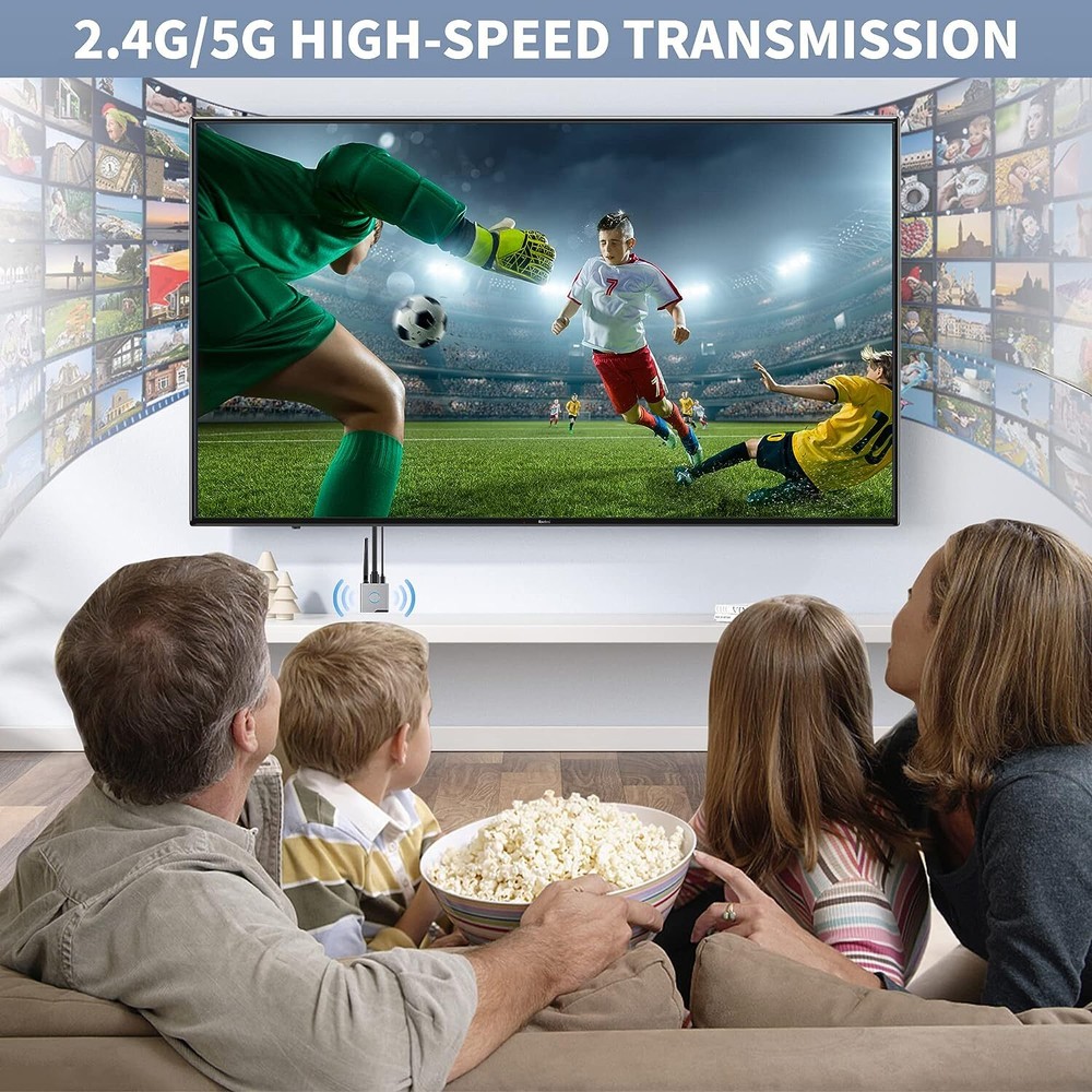 Wireless HDMI Display Dongle Adapter 4K, Wireless Receiver, Streaming Media Vide