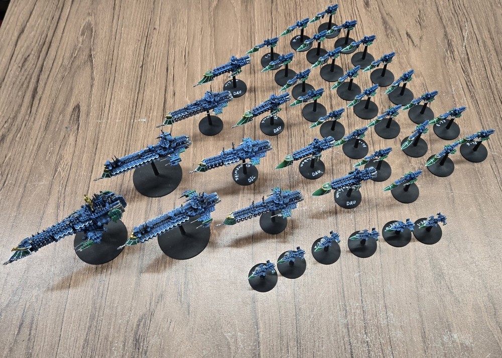 Painted Battlefleet Gothic Complete Imperial Army Fleet OOP Games Workshop