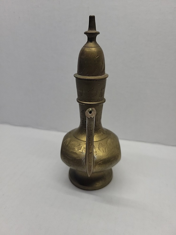 Miniature Solid Brass Pot Pitcher Made in India