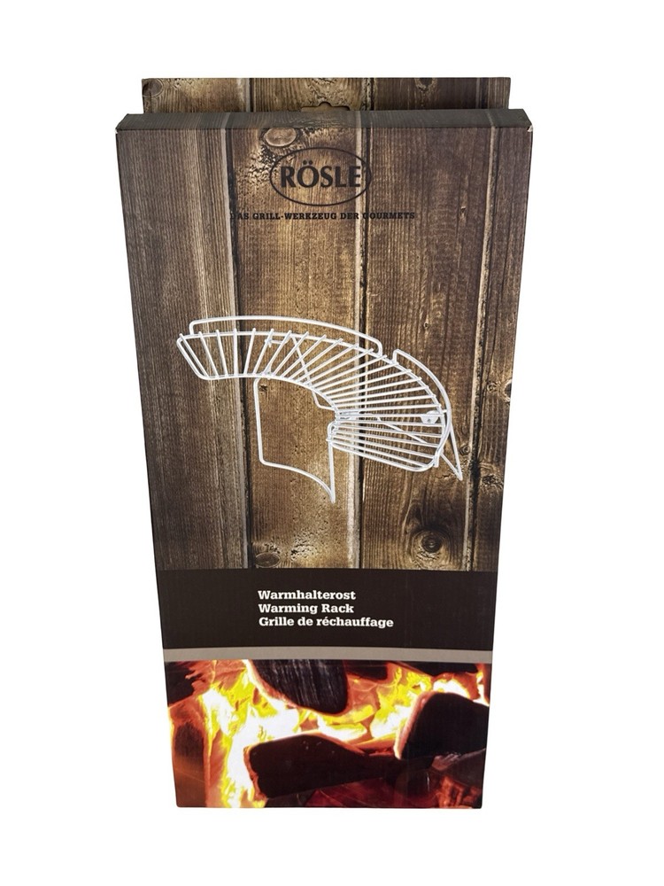 Grill Warming Rack Rosle Warmhalterost BBQ Shelf NIB German Design