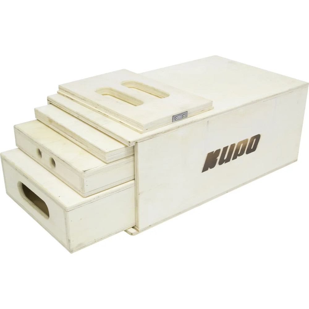 Kupo 4-in-1 Nesting Apple Box Set - Includes Pancake, Quarter, Half, and Full