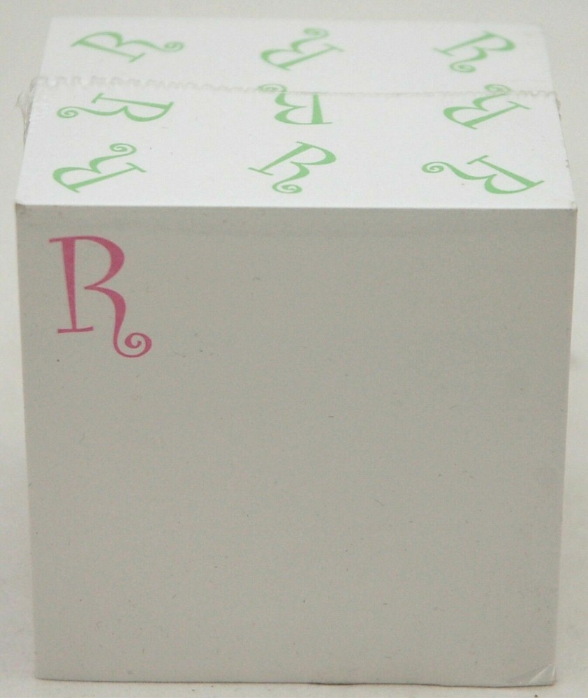 2400 Post-It SHEETS Notepad The Letter R White Sticky Notes 3" Square Office NEW