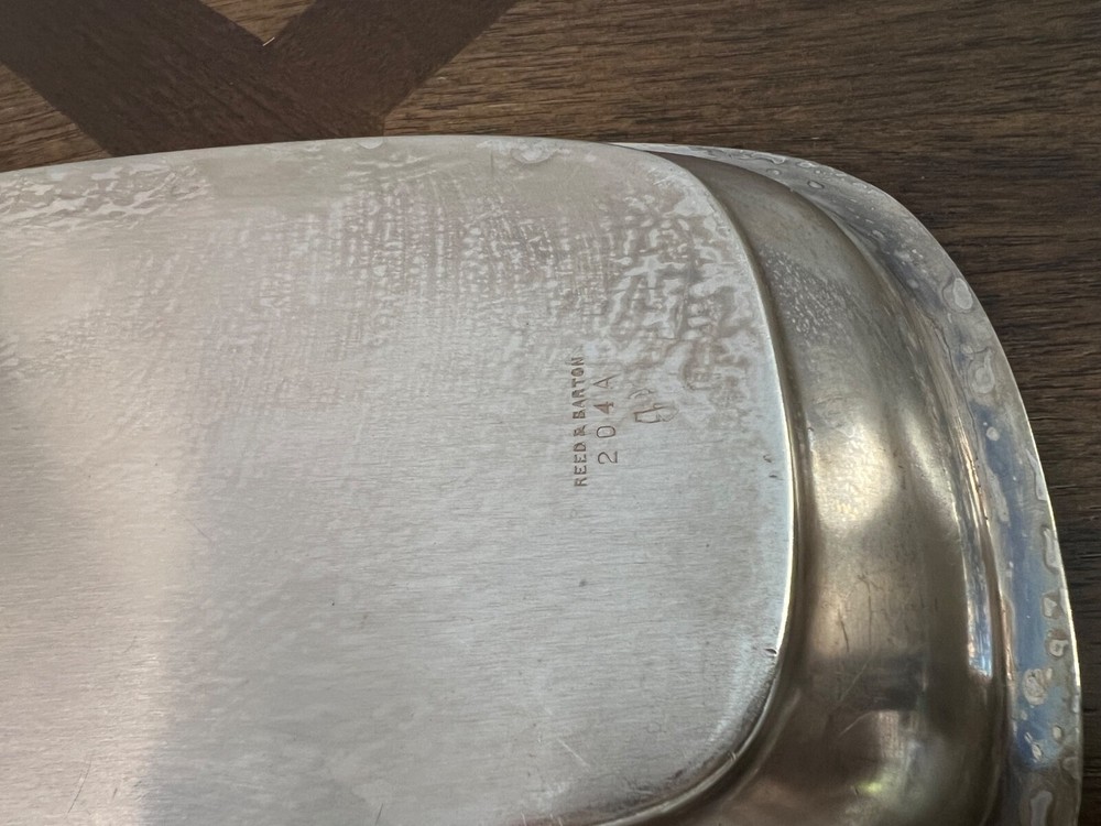 Reed and Barton Silverplate, Hollowware, Plain 204A Rare