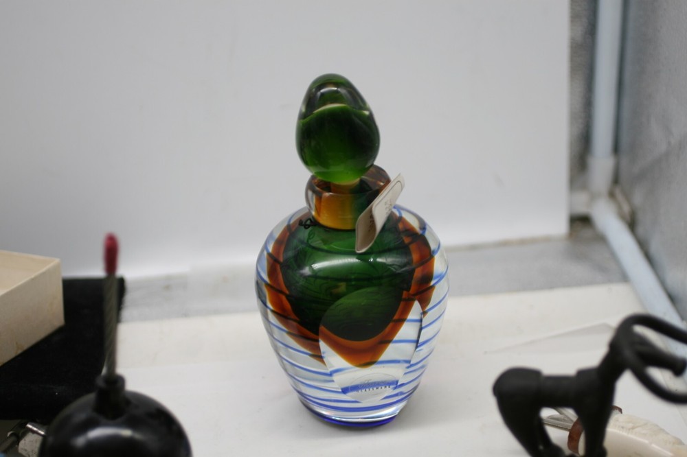 Murano Glassware  Art Glass Perfume Bottle  GA
