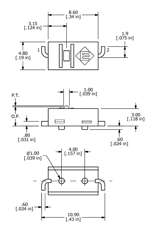 50 pcs, Replacement Kailh micro switches for Logitech Anywhere Mouse MX E-switch