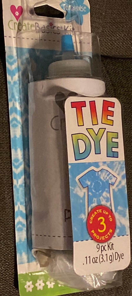 Create basics 1 Color Tie-Dye🦋**TURQUOISE**🦋 9-Pc Kit, Make Up To 3 Projects!!