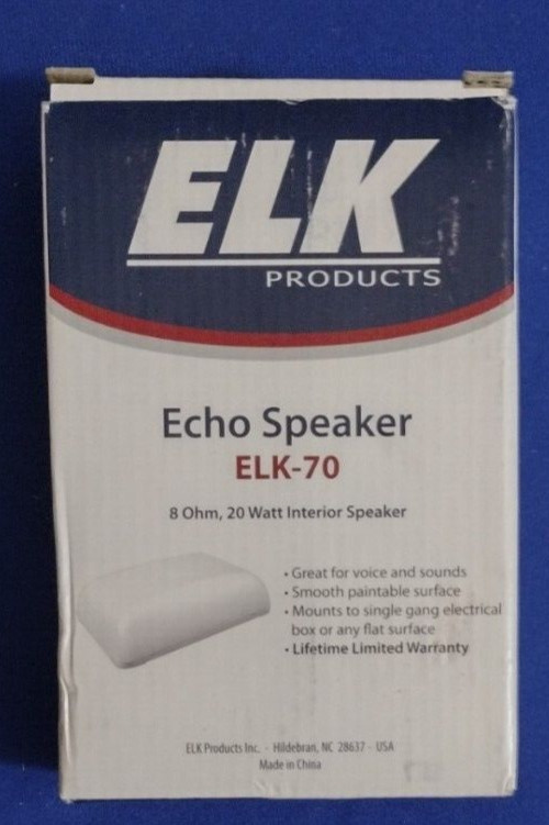 Elk Echo Speaker ELK-70 8 Ohm 20 Watt Interior Speaker