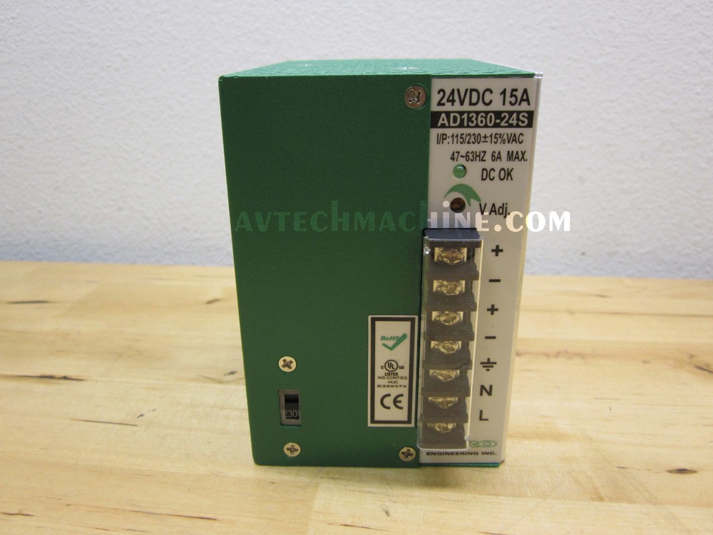 Acro Power Supply 24VDC 15Amp AD1360-24S