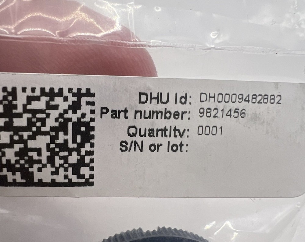 Thyssenkrupp Hydraulic Elevator Button, "Blank" Car Pushbutton Black with Gray