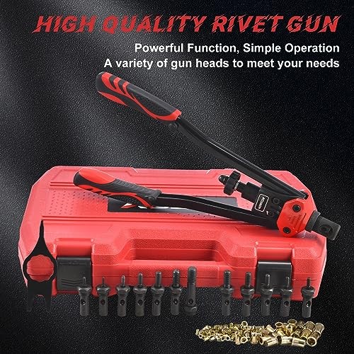 16" Rivet Nut Tool, Professional Hand Rivet Nut Setter 16" Rivet Nut Tool Kit