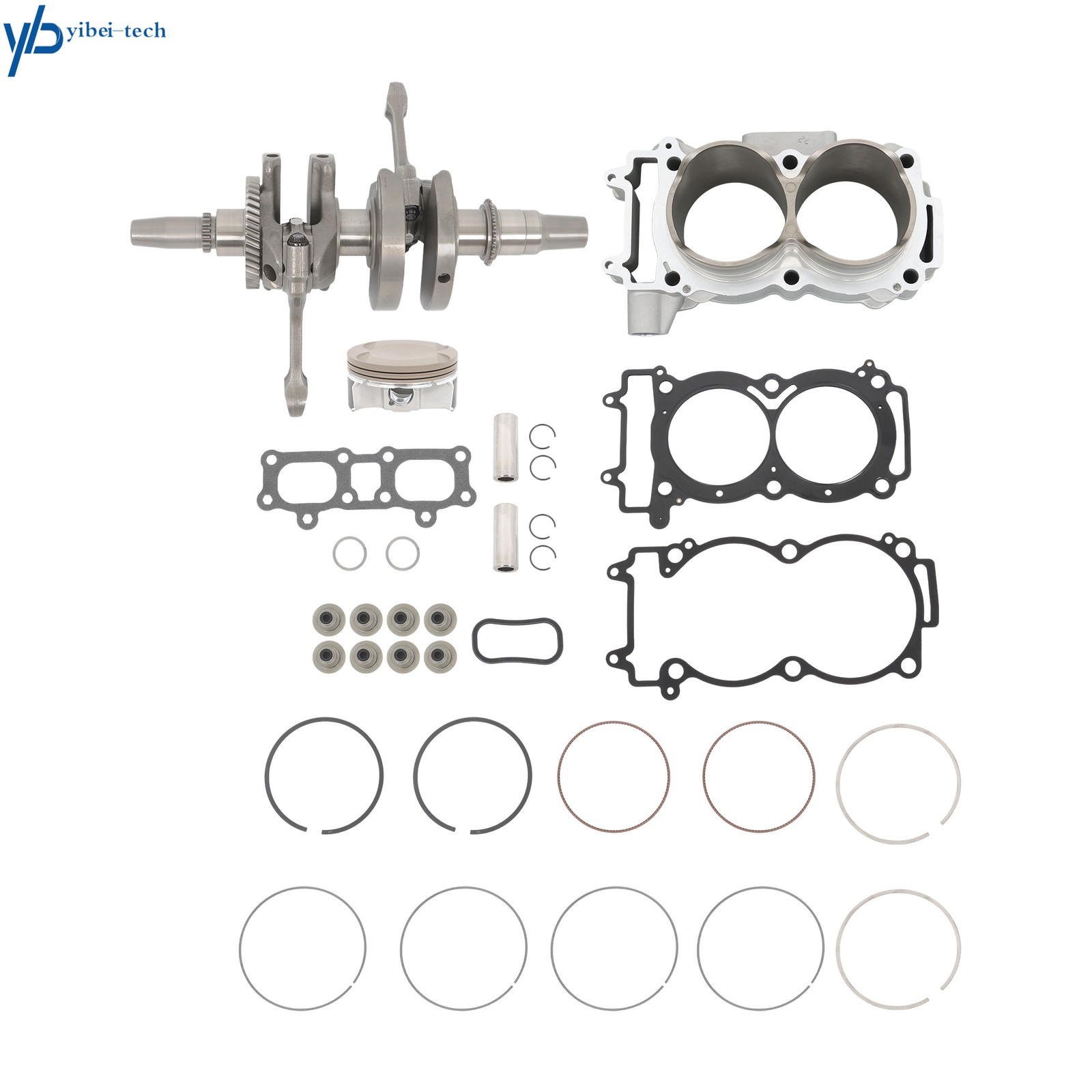 For Polaris RZR Ranger900/XP1000 3023156 Engine Rebuild Kit Cylinder Crankshaft