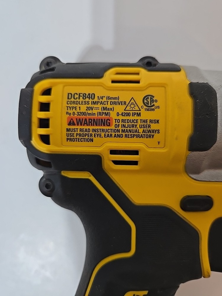 DEWALT DCF840D1 20V MAX Brushless Impact Driver