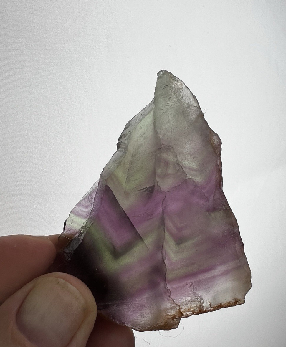 Translucent Purple Fluorite Slab from Gomez Palacio, Durango, Mex. 76 g.