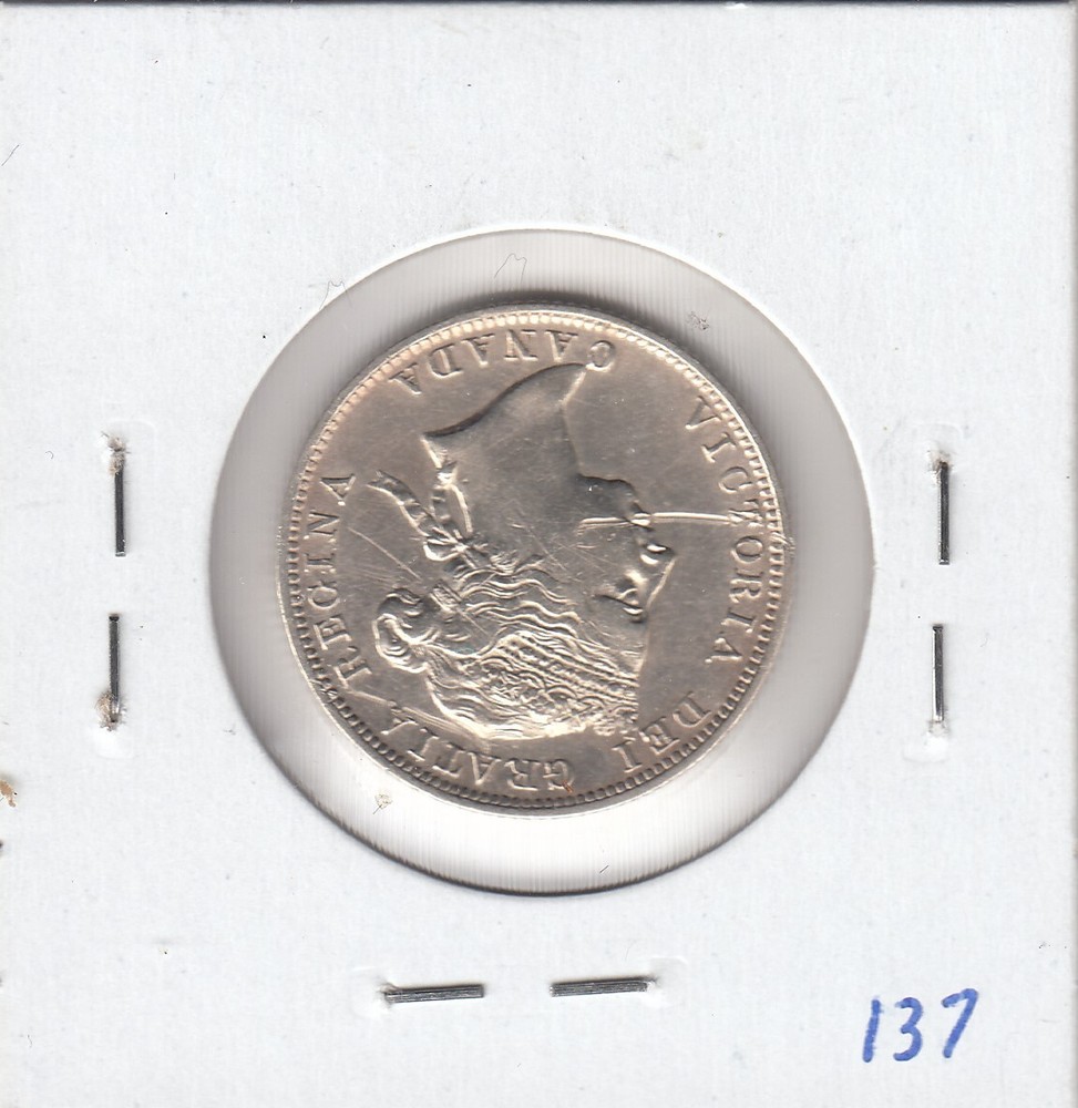 1892 Canada 25 Cents Silver Coin