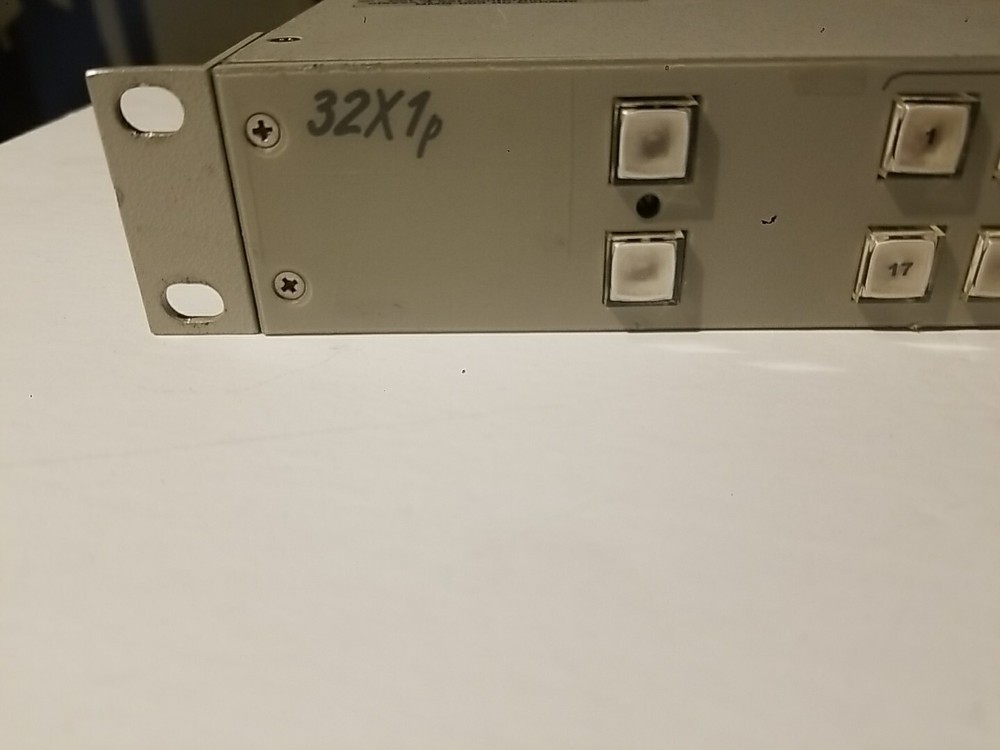 Genuine Leitch 32x1p Video Switcher Control Panel