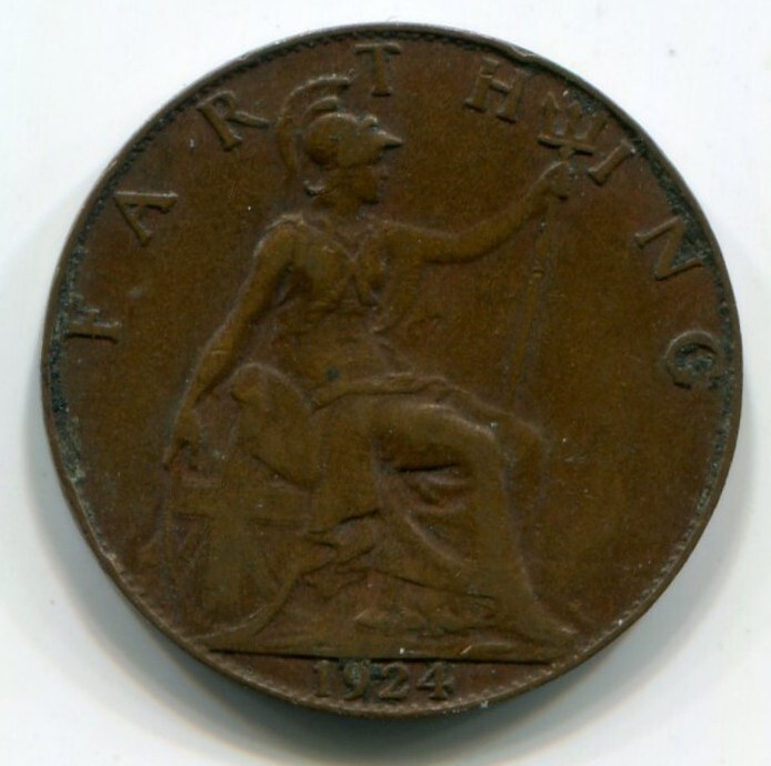 Foreign Coin - Great Britain - One Farthing 1924