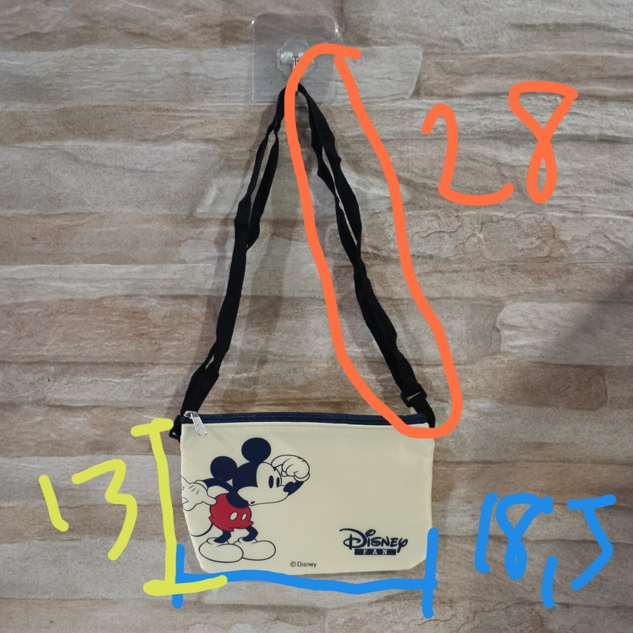 Disney Fan Mickey Mouse Pocket Bag Wallet Case