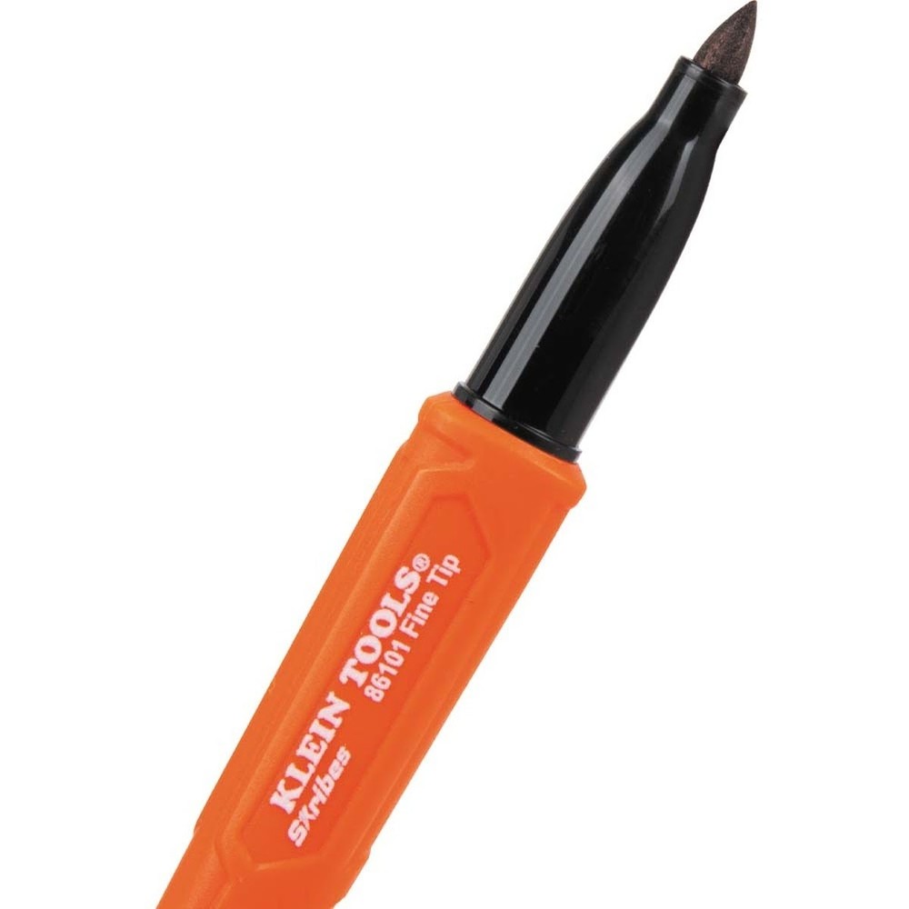 Klein Tools 86101 Skribes Fine Tip Permanent Marker Black 1 Pack