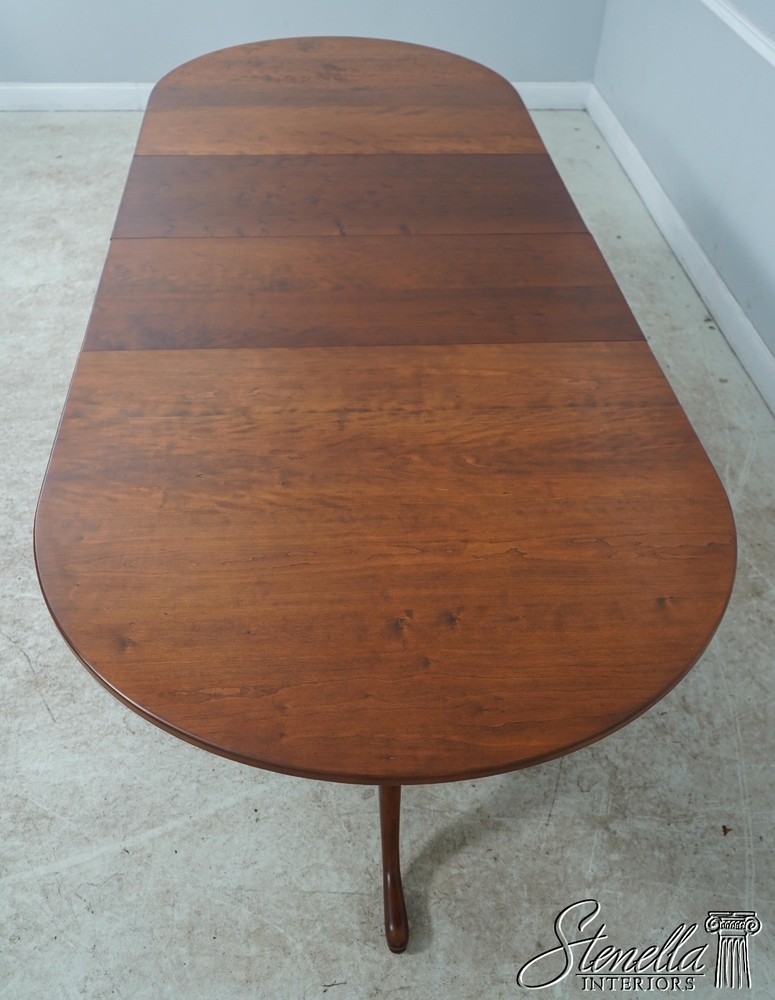 L60662: ELDRED WHEELER Cherry Bench Made Dining Room Table