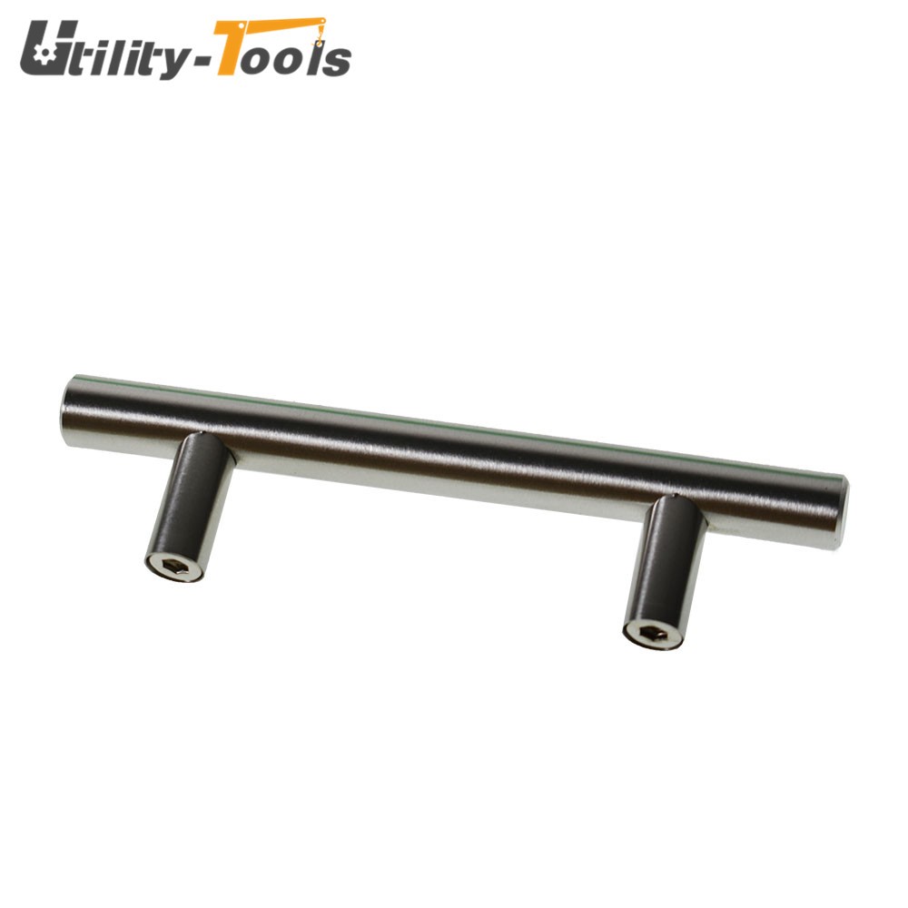 30 × 5" Stainless Steel T Bar Pulls Knobs Cabinet Door Kitchen Drawer