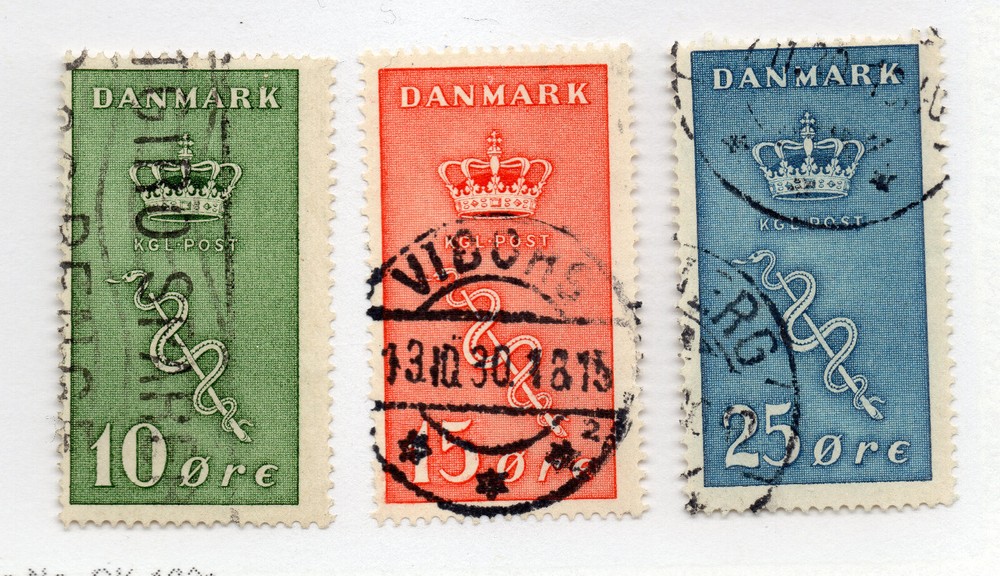 Denmark - Sc# B3 - B5 Used       /      Lot 1122064
