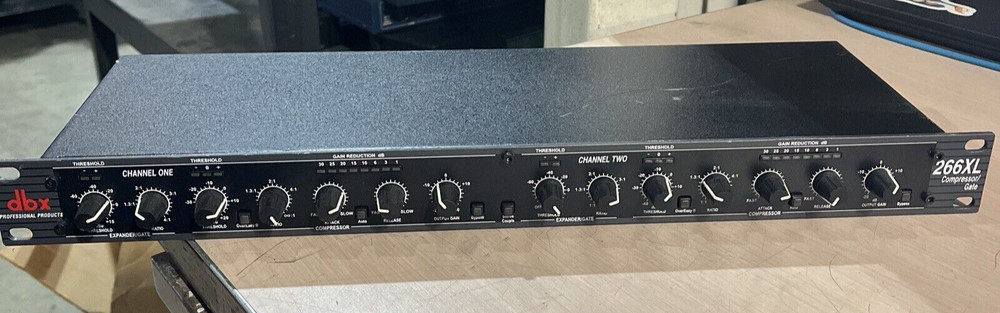 DBX 266XL STEREO COMPRESSOR GATE