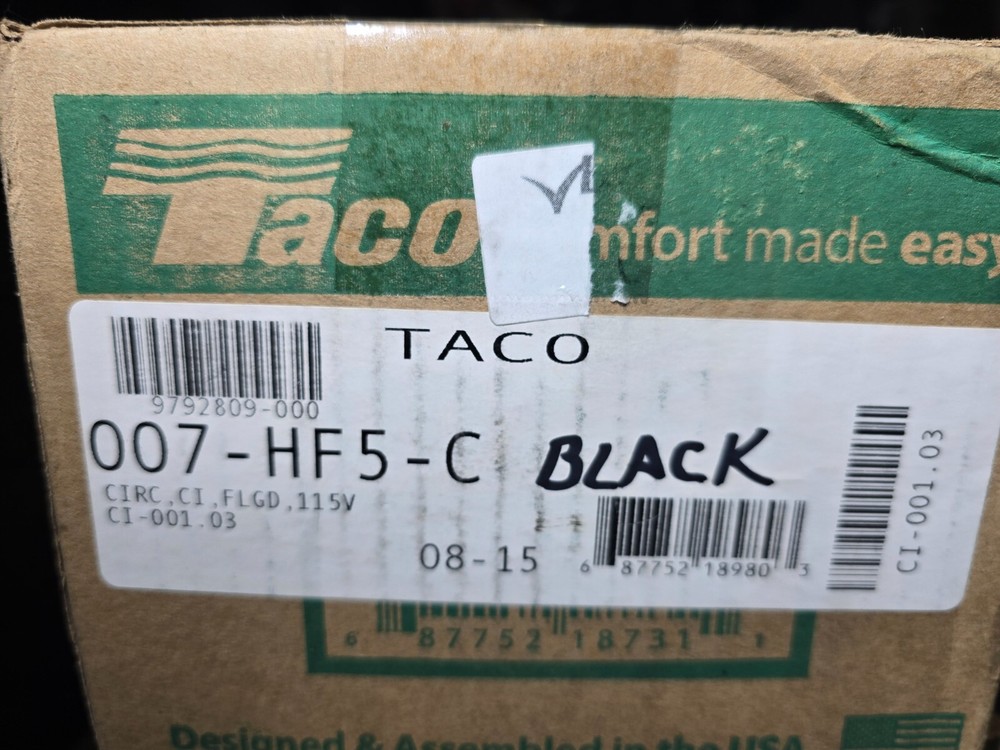 Taco 007-HF5-C Circulator Pump