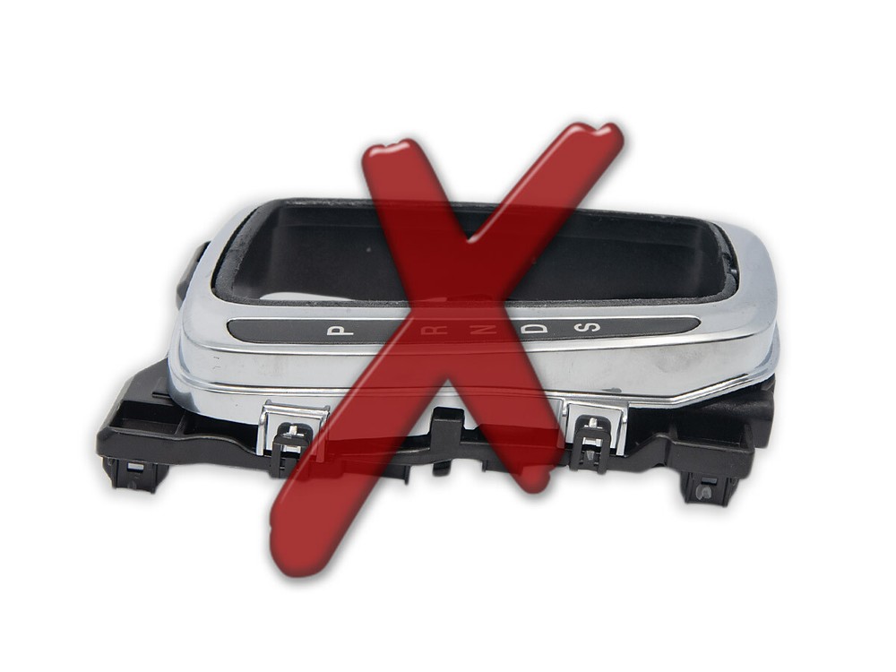 FOR FORD S-MAX 14-21 automatic GEAR SHIFT BOOT GAITER LEATHER STITCHING BLACK