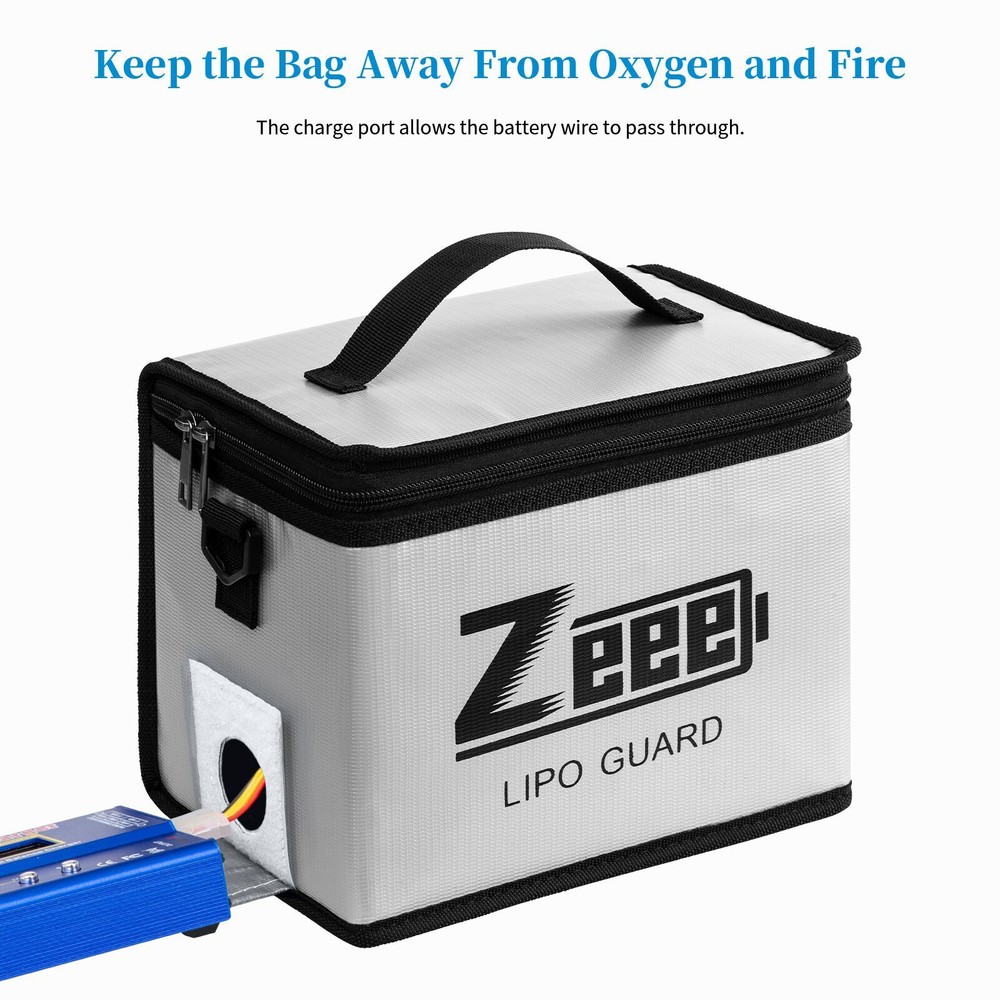 Zeee Safe Guard Fireproof Explosionproof Bag for Lipo Battery Charge & Storage