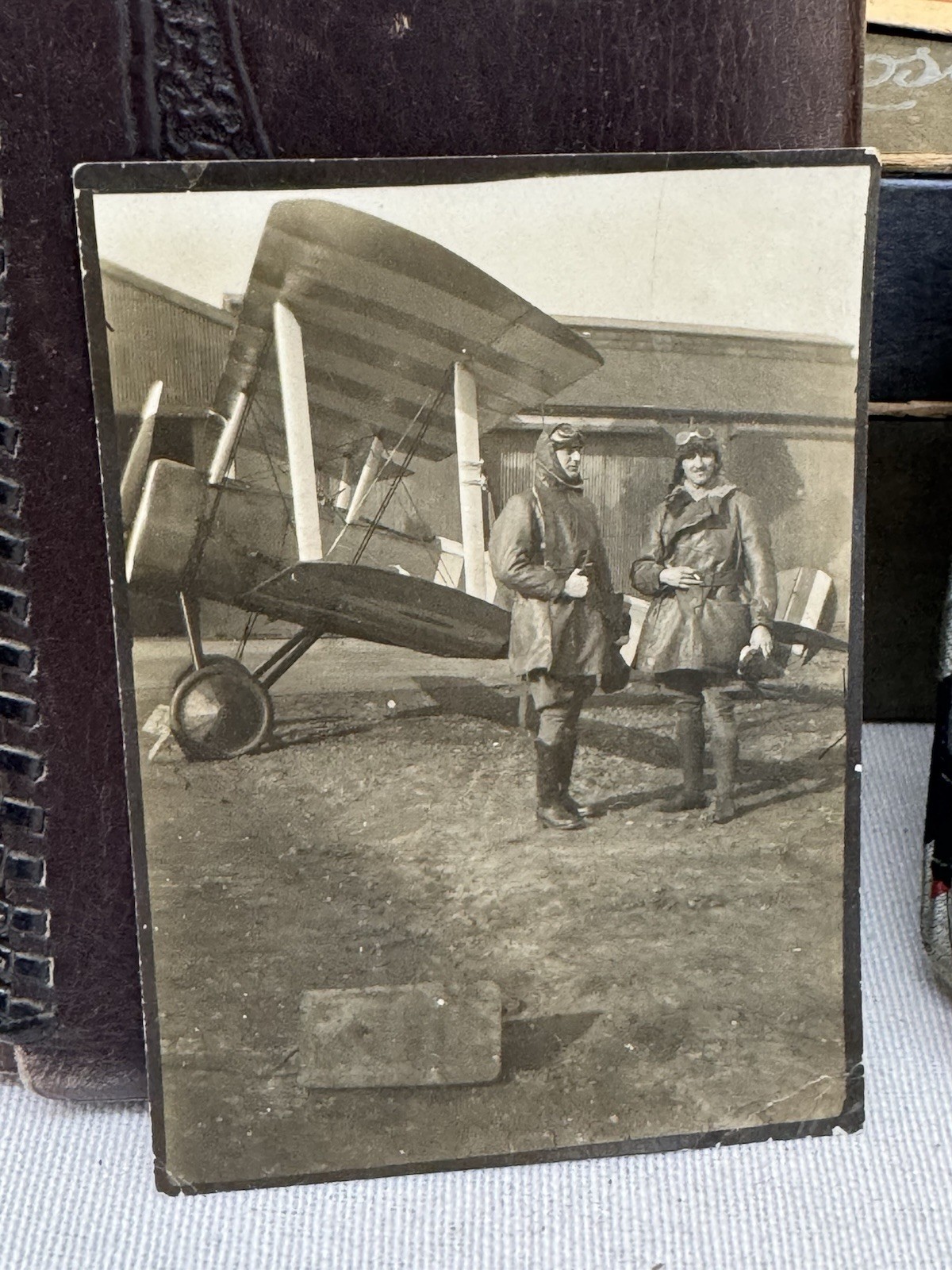 Amazing WW1 RAF Pilot KIA USA Volunteer Group,92nd Sq Killed On The Aerodome