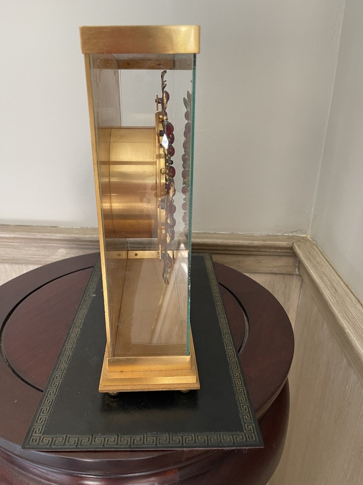 HOUR LAVIGNE - Enameled Mantle Clock - Needs Work
