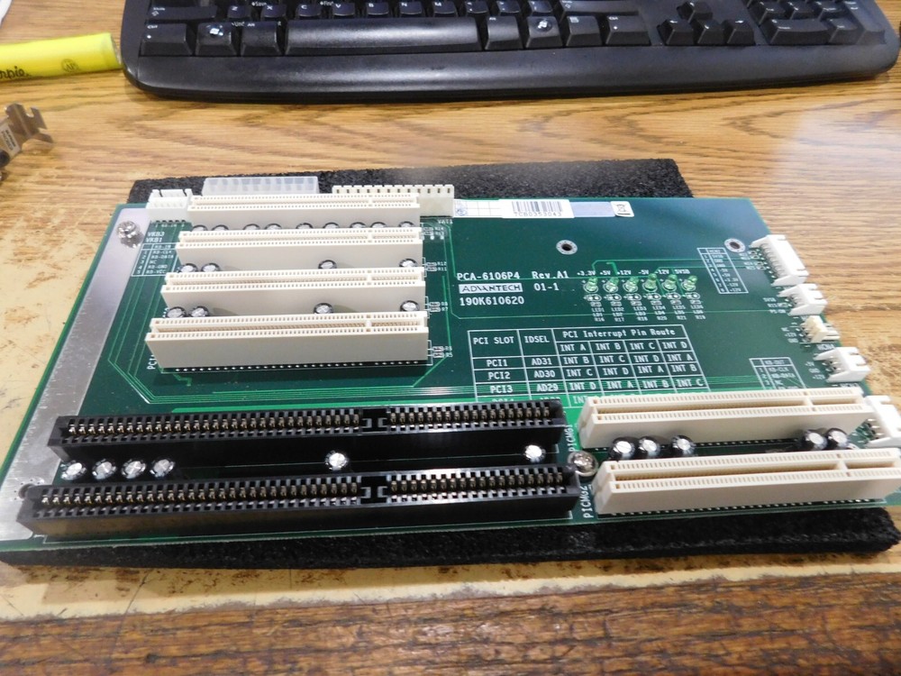 Advantech Model: PCA-6106P4 Backplane Board.  Rev. A1