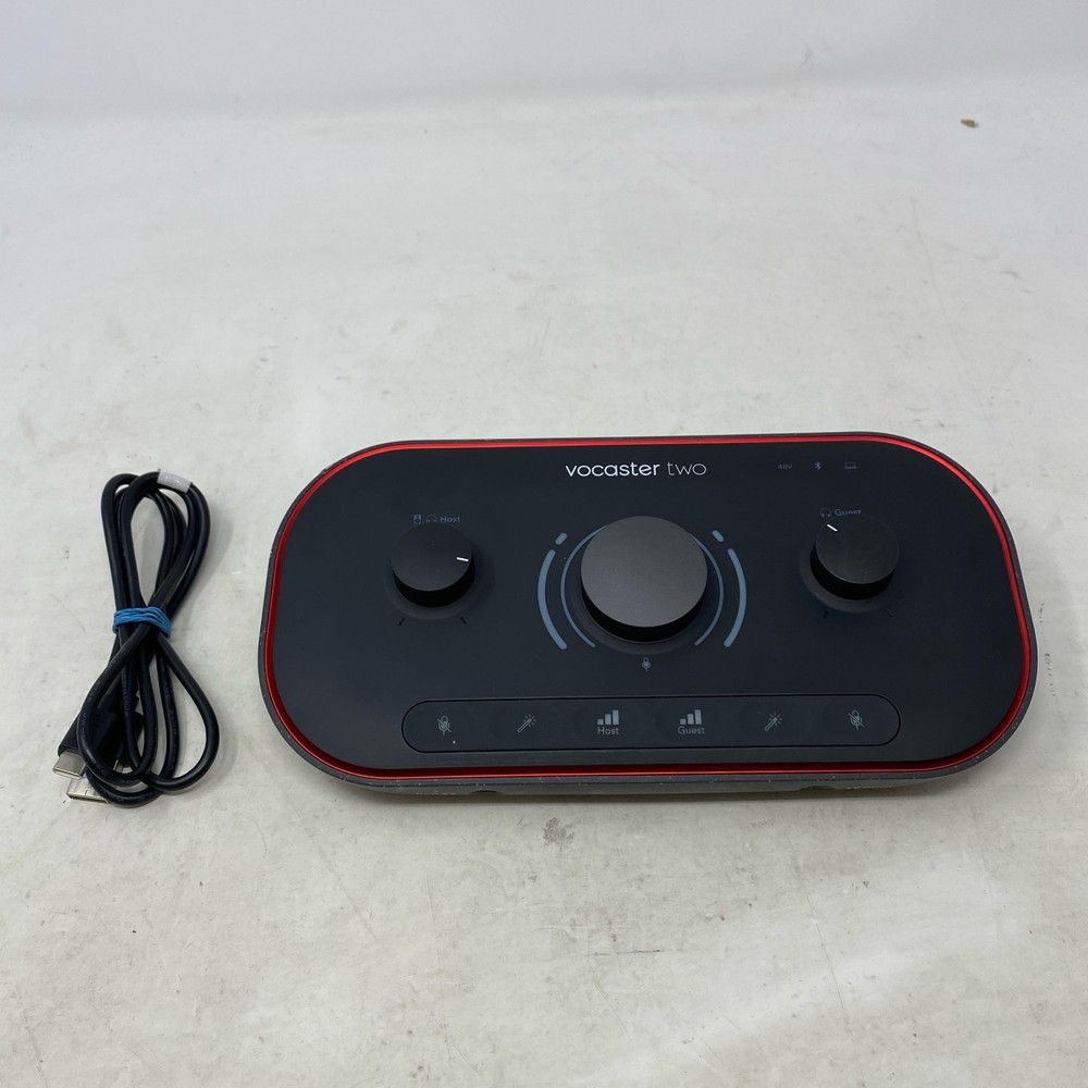 Focusrite Vocaster Two 2-Channel USB-C Podcast Interface - Black