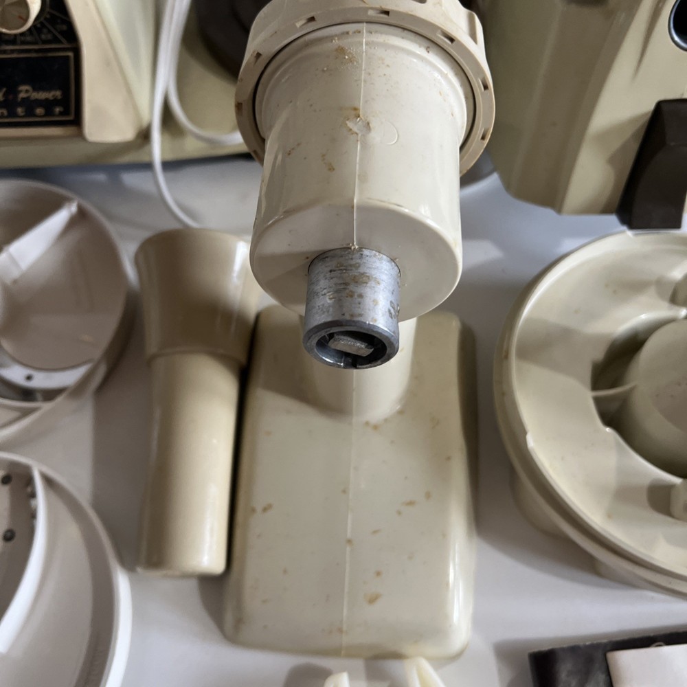 Vintage Oster Regency Kitchen Center Mixer Blender Processor w/ Attachments